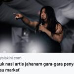 penyanyi kacau market